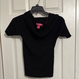 Black Short Sleeve Top